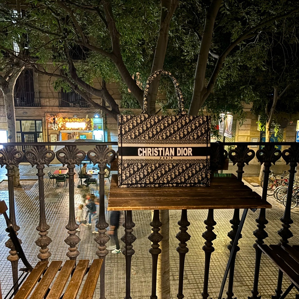 Designer dupe purchased on the Passeig de Gracia in Barcelona, Spain.